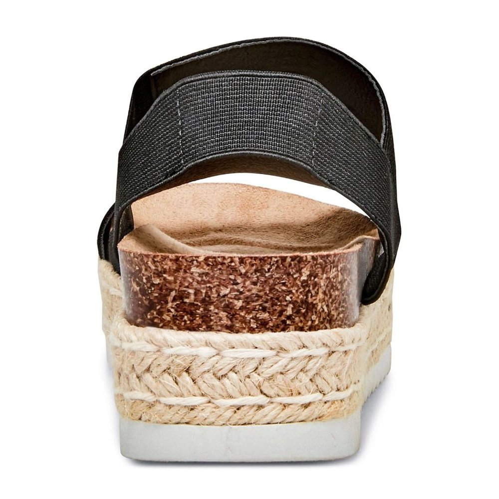 Madden Girl Women's Espadrille Platform Sandals Black - Picture 4 of 5